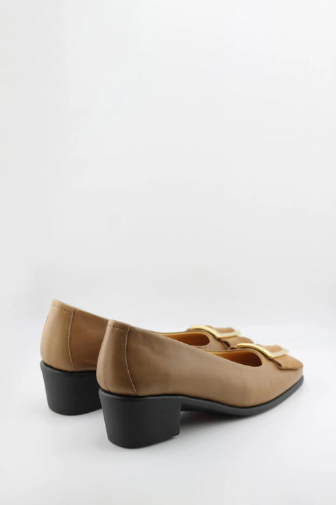 DFC Relax Block Heel Loafer with Buckle